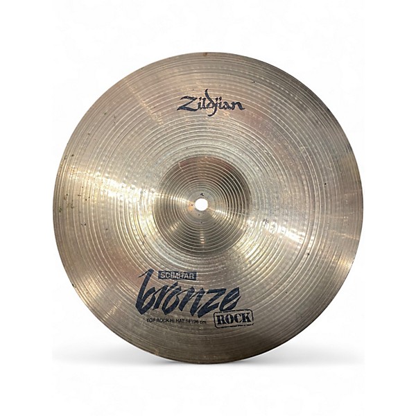 Used Zildjian 14in Scimitar Hi Hat Pair Cymbal