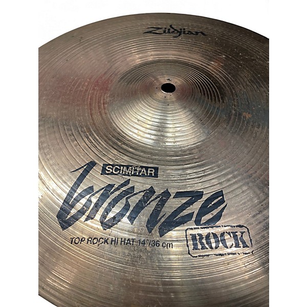 Used Zildjian 14in Scimitar Hi Hat Pair Cymbal