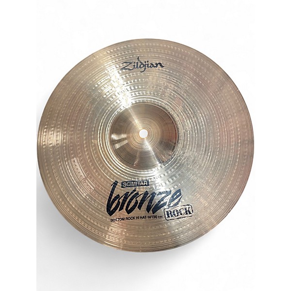 Used Zildjian 14in Scimitar Hi Hat Pair Cymbal