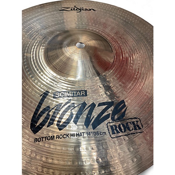 Used Zildjian 14in Scimitar Hi Hat Pair Cymbal