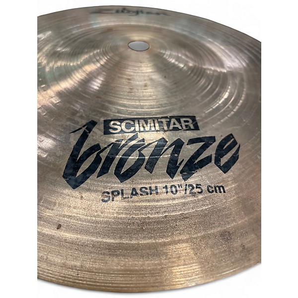 Used Zildjian 10in Scimitar Splash Cymbal