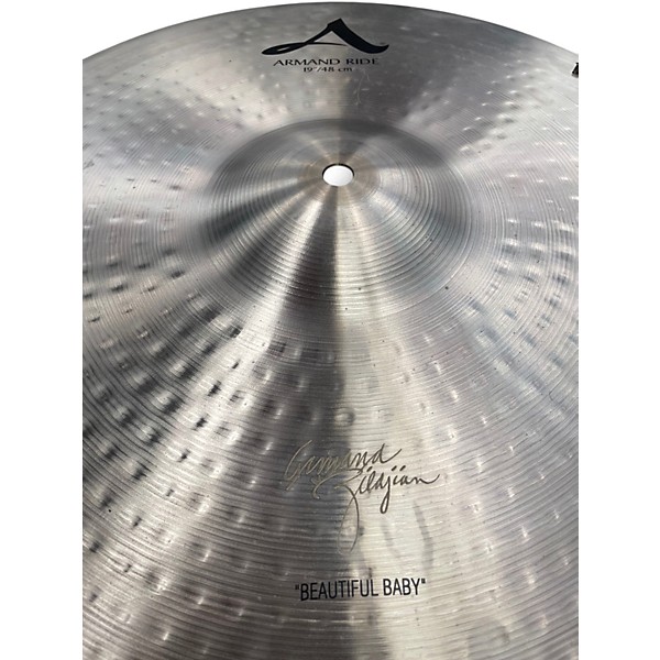 Used Zildjian 19in A Series Armand Ride "Beautiful Baby" Cymbal