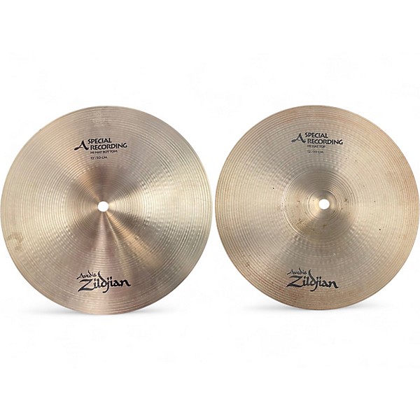 Used Zildjian 12in Avedis A Series Special Recording HiHiHat Pair Cymbal