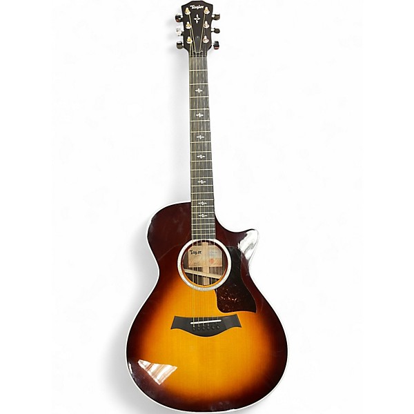 Used Taylor 412ceR Burst Acoustic Electric Guitar