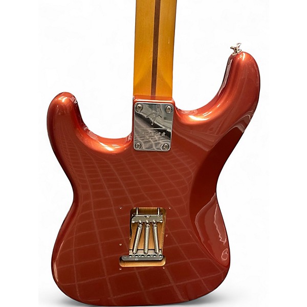 Used Fender Player Plus Stratocaster HSS Aged Candy Apple Red Solid Body Electric Guitar