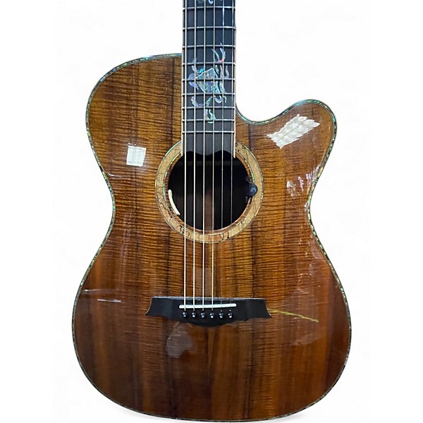 Used Warrior queen anna koa Acoustic Electric Guitar