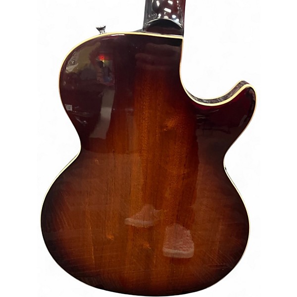 Used Iyv SINGLECUT LH SUNBURST Hollow Body Electric Guitar