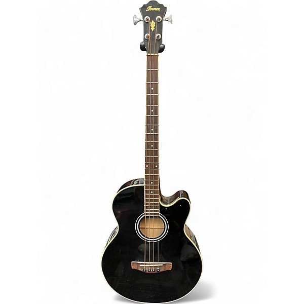 Used Ibanez AAM70CE Transparent Charcoal Burst Acoustic Electric Guitar