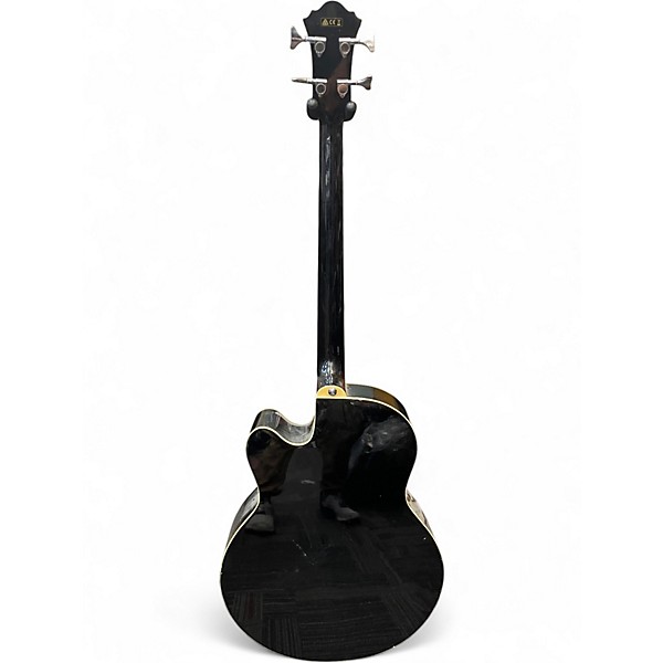 Used Ibanez AAM70CE Transparent Charcoal Burst Acoustic Electric Guitar