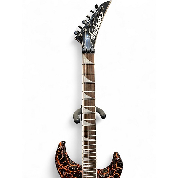 Used Jackson SLX Soloist Orange crackle Solid Body Electric Guitar