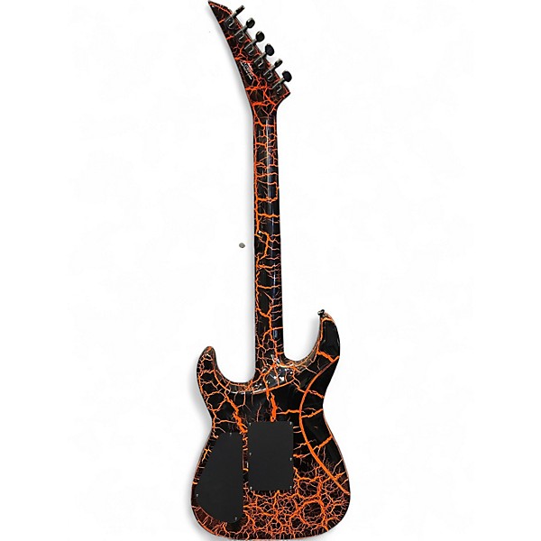 Used Jackson SLX Soloist Orange crackle Solid Body Electric Guitar