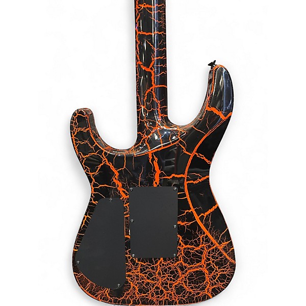 Used Jackson SLX Soloist Orange crackle Solid Body Electric Guitar