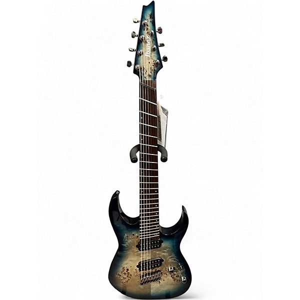 Used Ibanez RGMS7PB Multiscale-7 String COSMIC BLUE STARBURST Solid Body Electric Guitar