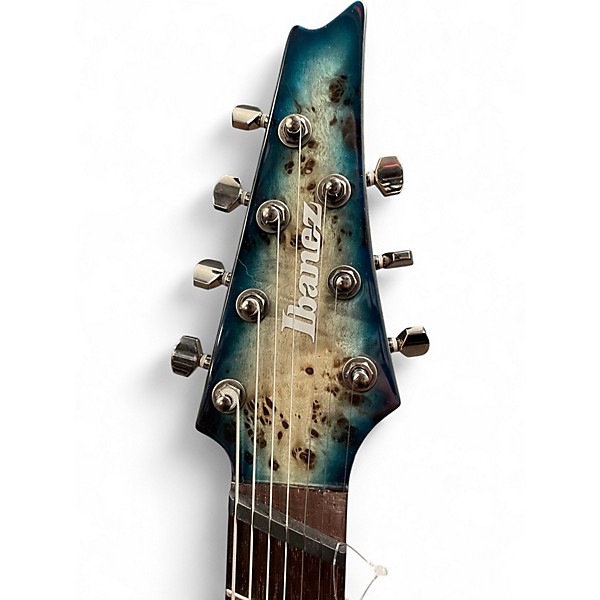Used Ibanez RGMS7PB Multiscale-7 String COSMIC BLUE STARBURST Solid Body Electric Guitar