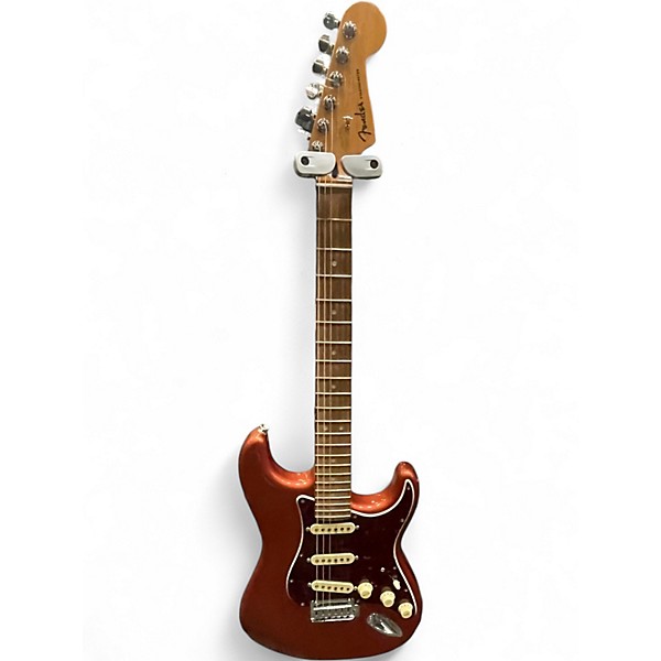 Used Fender Player Plus Stratocaster Aged Candy Apple Red Solid Body Electric Guitar