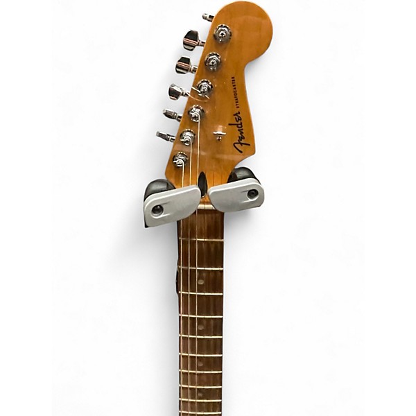 Used Fender Player Plus Stratocaster Aged Candy Apple Red Solid Body Electric Guitar