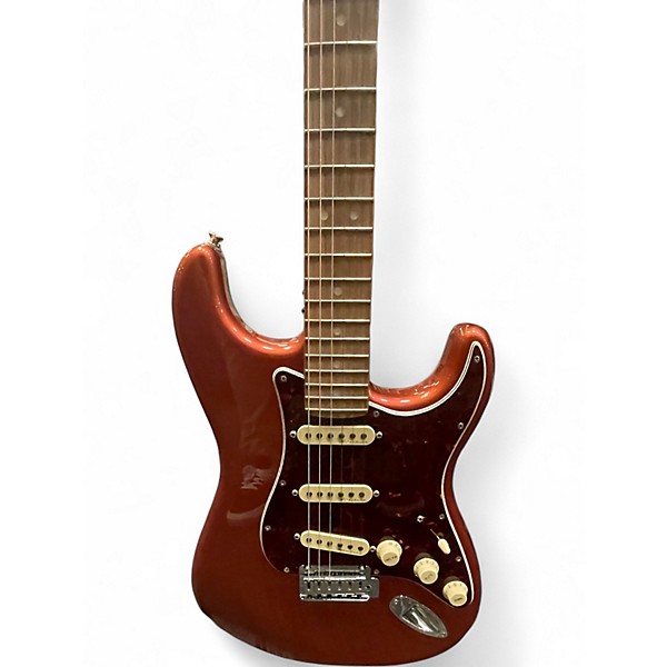 Used Fender Player Plus Stratocaster Aged Candy Apple Red Solid Body Electric Guitar