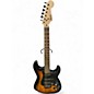 Used Squier Stratocaster HSS Black Solid Body Electric Guitar thumbnail