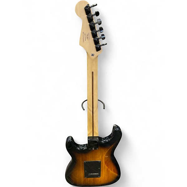 Used Squier Stratocaster HSS Black Solid Body Electric Guitar