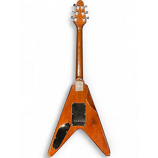 Used Harmony V666 Walnut Solid Body Electric Guitar