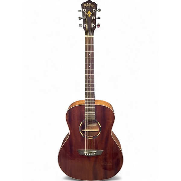 Used Washburn WL012SE Mahogany Acoustic Electric Guitar