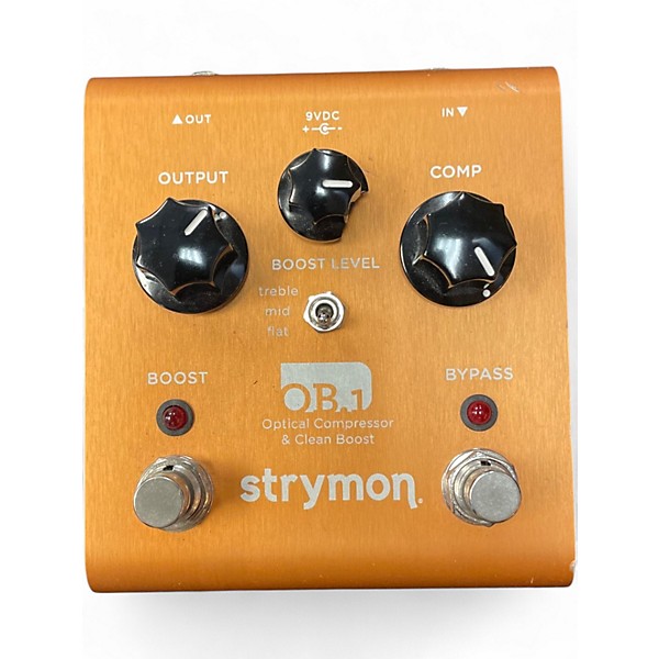 Used Strymon OB1 Optical Compressor & Clean Boost Effect Pedal