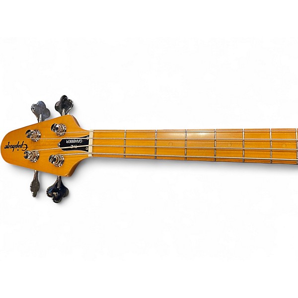Used Epiphone Grabber Ebony Electric Bass Guitar