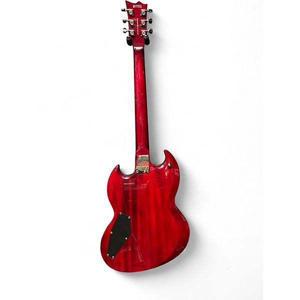 Used ESP LTD Viper 100FM Trans Red Solid Body Electric Guitar