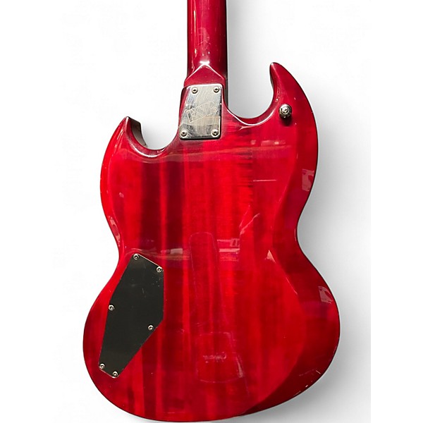 Used ESP LTD Viper 100FM Trans Red Solid Body Electric Guitar