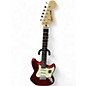 Used Squier CYCLONE Candy Apple Red Metallic Solid Body Electric Guitar thumbnail