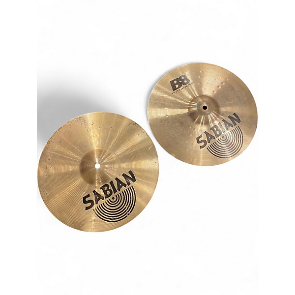 Used SABIAN 13in B8 Hi Hat Pair Cymbal