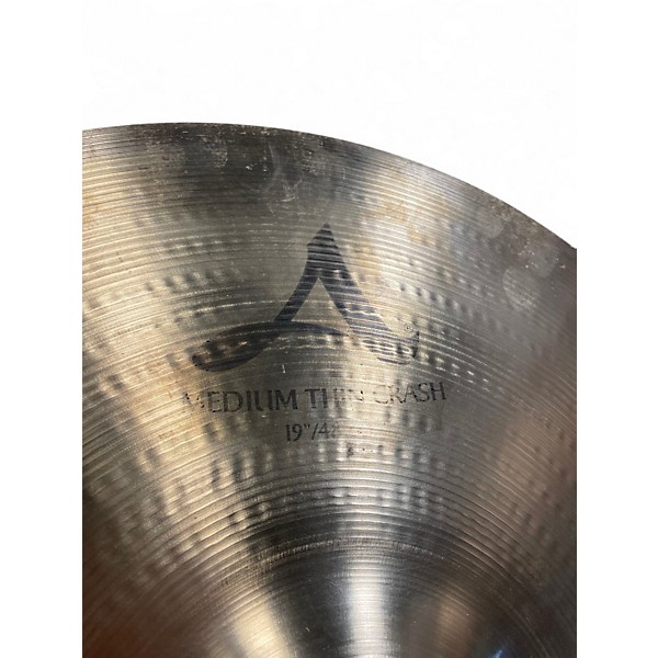 Used Zildjian 19in A Series Medium Thin Crash Cymbal