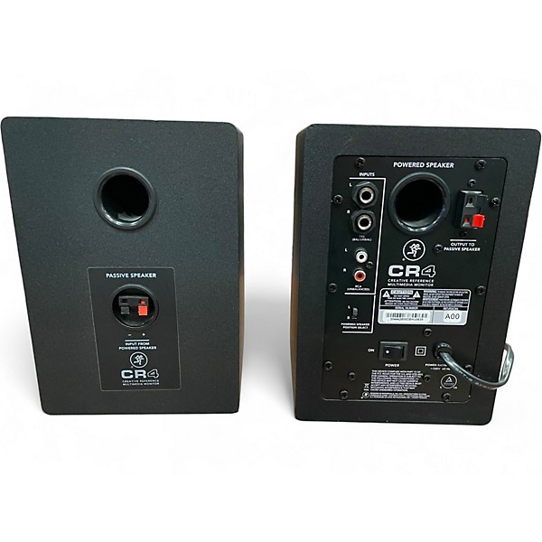 Used Mackie CR4 4" Monitor Pair Powered Monitor