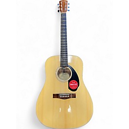 Used Fender CD60 Dreadnought Natural Acoustic Guitar