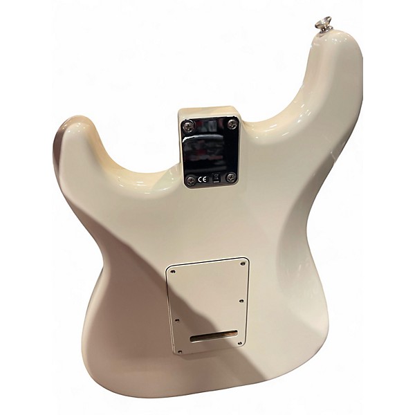 Used Fender STANDARD STRAT 2014 Antique White Solid Body Electric Guitar