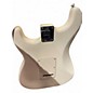 Used Fender STANDARD STRAT 2014 Antique White Solid Body Electric Guitar