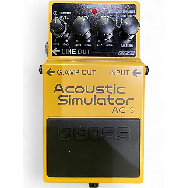 Used BOSS AC3 Acoustic Simulator Effect Pedal