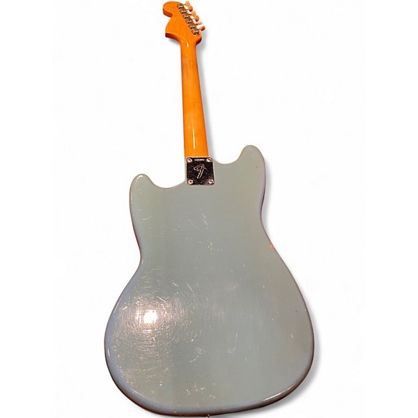 Vintage 1966 Fender Duo Sonic II Daphne Blue Solid Body Electric Guitar