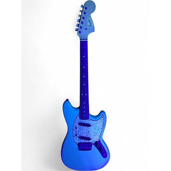 Vintage 1966 Fender Duo Sonic II Daphne Blue Solid Body Electric Guitar