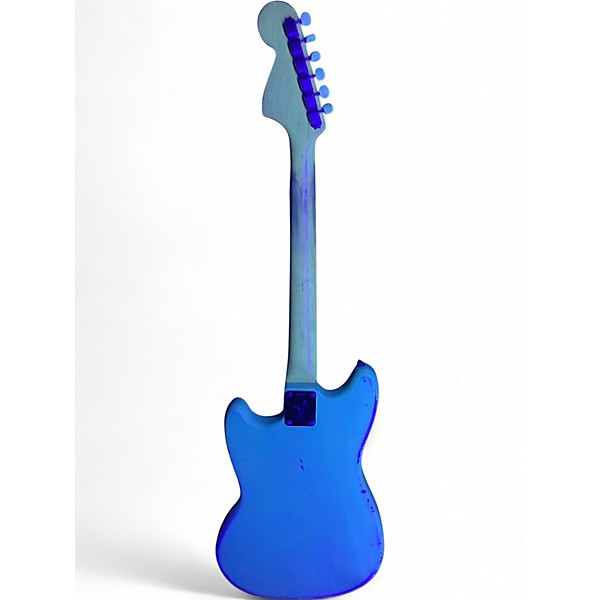 Vintage 1966 Fender Duo Sonic II Daphne Blue Solid Body Electric Guitar