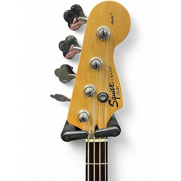 Used Squier Affinity Jazz Bass Black Electric Bass Guitar