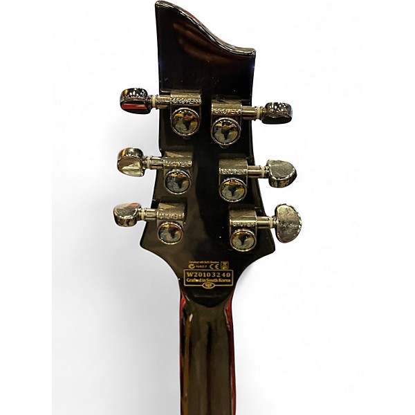 Used Schecter Guitar Research Hellraiser C1 Floyd Rose Sustaniac TRANS BLACK QUILT Solid Body Electric Guitar