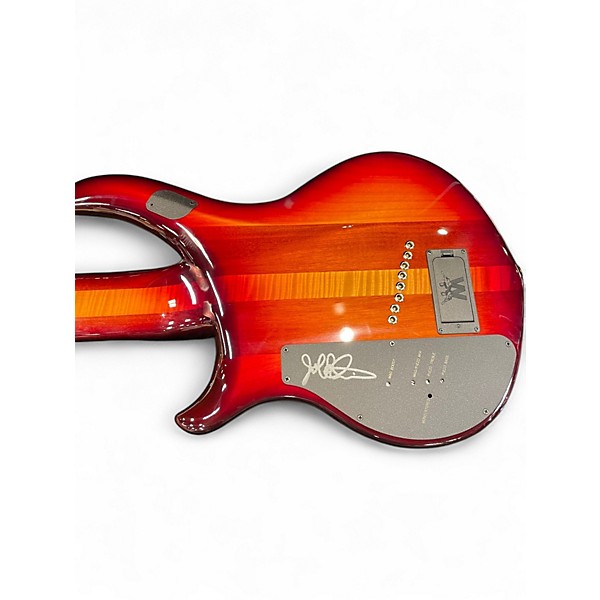 Used 2023 Ernie Ball Music Man Majesty 8 Lava Burst Solid Body Electric Guitar