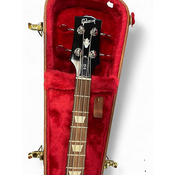 Used 2020 Gibson SG Bass Mod Shop 3 Pickup Metallic Red Electric Bass Guitar