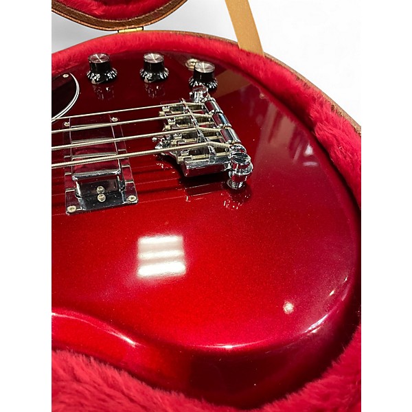 Used 2020 Gibson SG Bass Mod Shop 3 Pickup Metallic Red Electric Bass Guitar