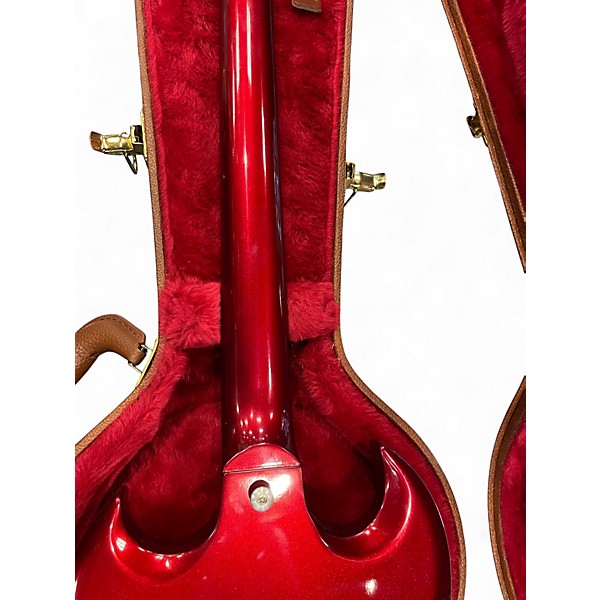 Used 2020 Gibson SG Bass Mod Shop 3 Pickup Metallic Red Electric Bass Guitar