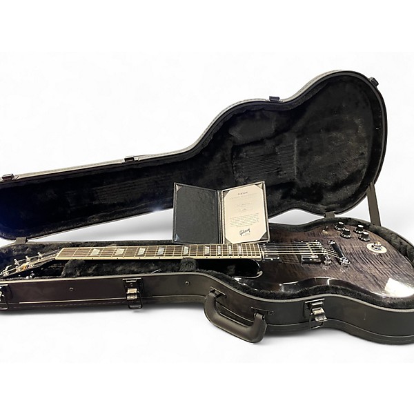 Used 2022 Gibson SG Modern Stereo Varitone Mod Shop Collection Trans Black Solid Body Electric Guitar