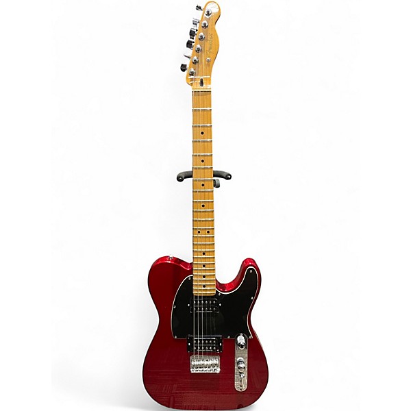 Used Fender Blacktop Telecaster HH Candy Apple Red Solid Body Electric Guitar