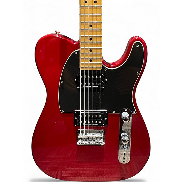 Used Fender Blacktop Telecaster HH Candy Apple Red Solid Body Electric Guitar