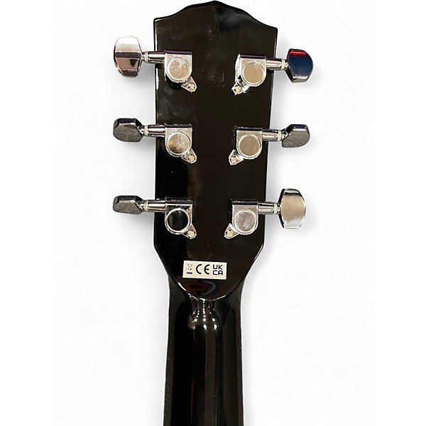 Used Fender CD-60SCE Black Acoustic Electric Guitar